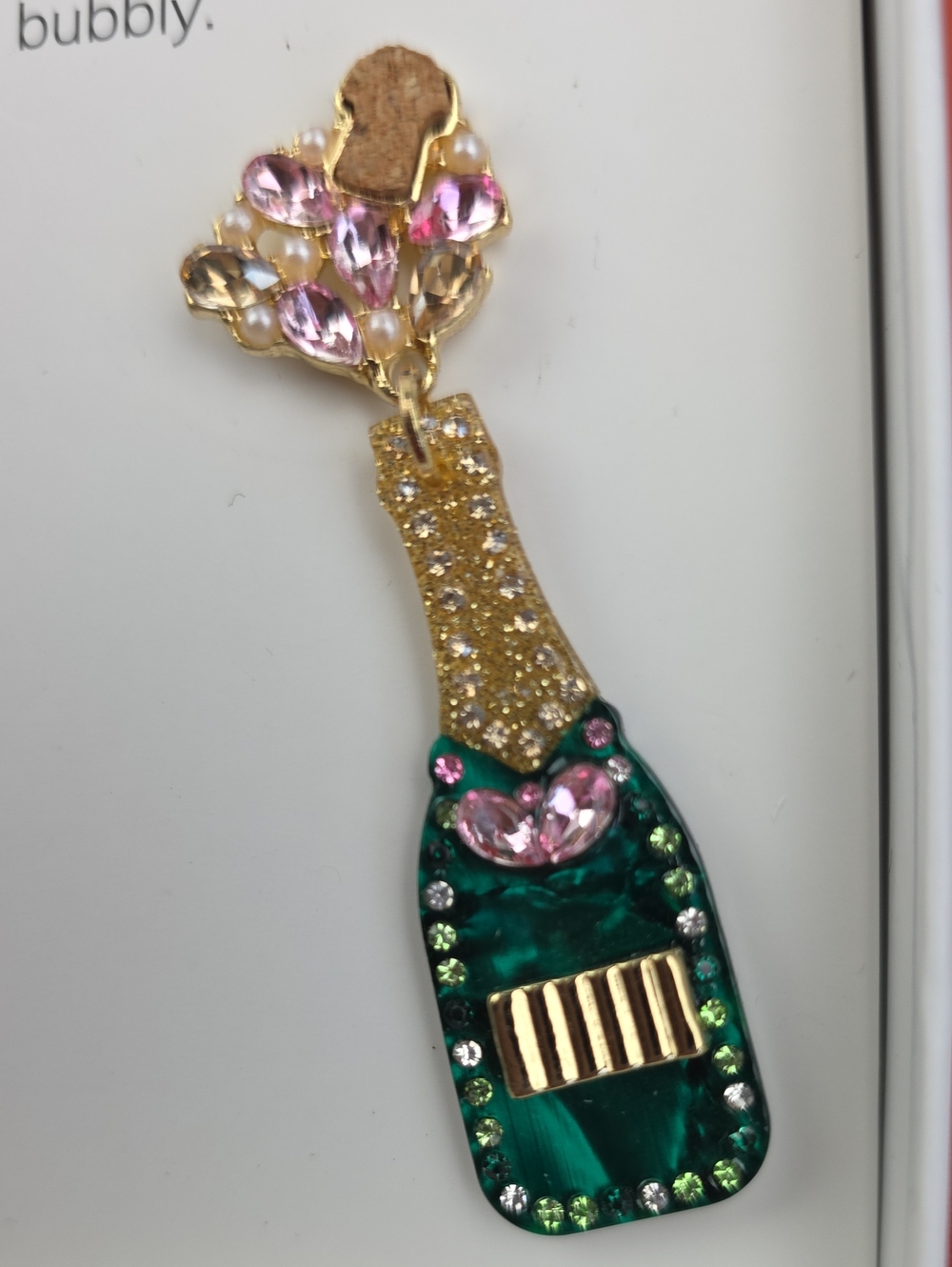 BaubleBar Champagne Taste Feeling Bubbly Dangle Earrings - Picture 5 of 6